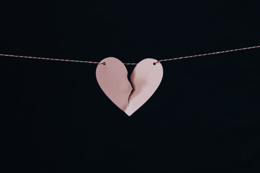 Broken heart child custody and divorce